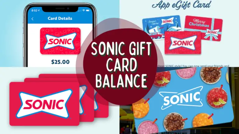 check sonic gift card balance