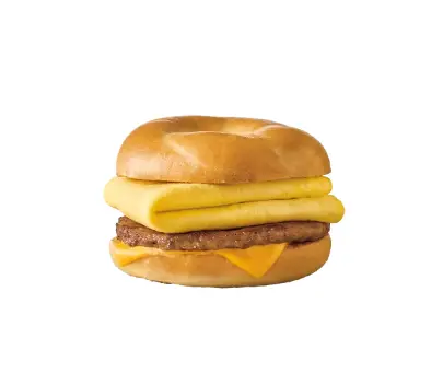 Sausage, Egg and Cheese Bagel