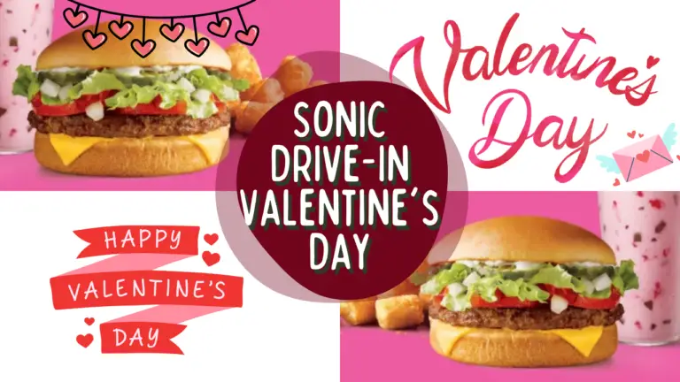 valentines day specials box at Sonic drive In