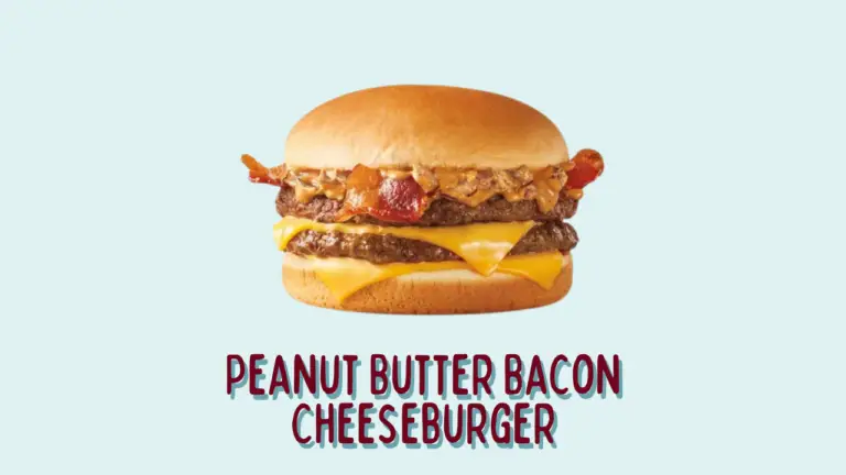 Sonic Drive In Peanut Butter Bacon Cheeseburger