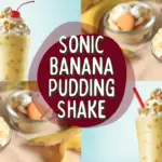 Sonic drive in Banana Pudding Shake