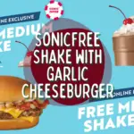 Free Shake with Your Gourmet Burger at SONIC®