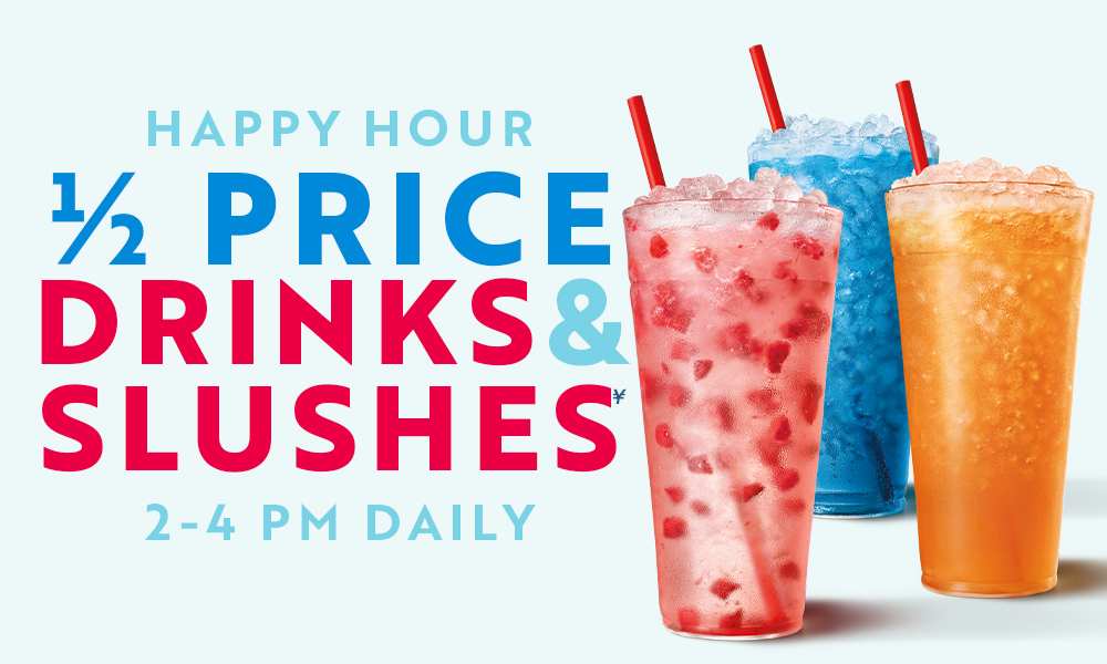 Sonic Happy Hour 2024 Menu with Specials