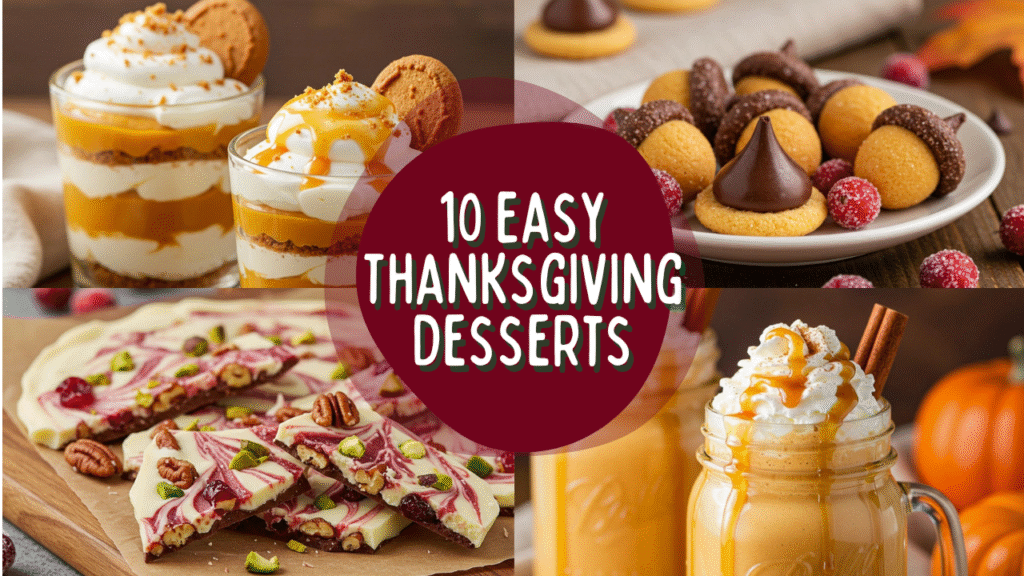 10 Easy Thanksgiving Desserts Ready in 30 Minutes